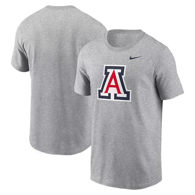 Mens Nike Heather Gray Arizona Wildcats Primetime Evergreen Logo T-Shirt Product Image