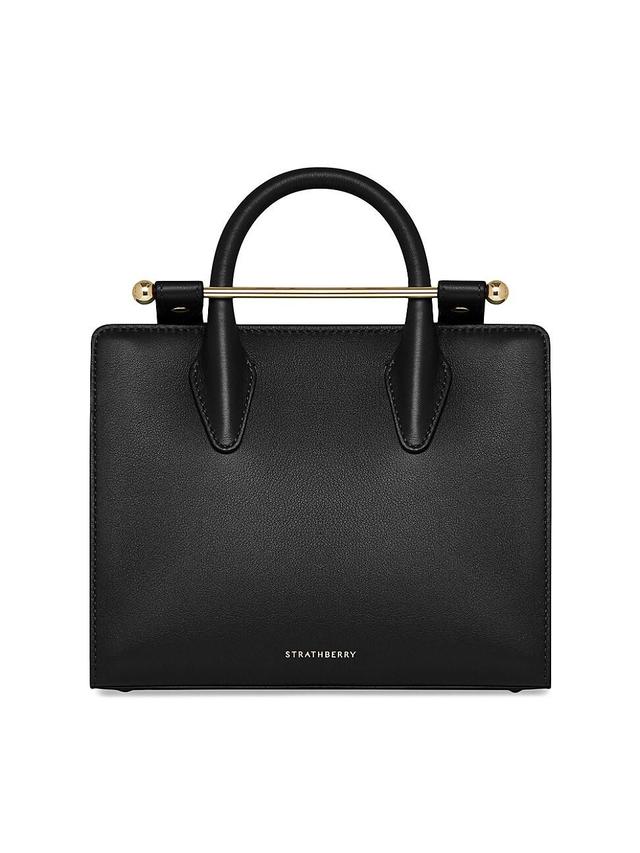 Womens Mini Leather Tote Bag Product Image