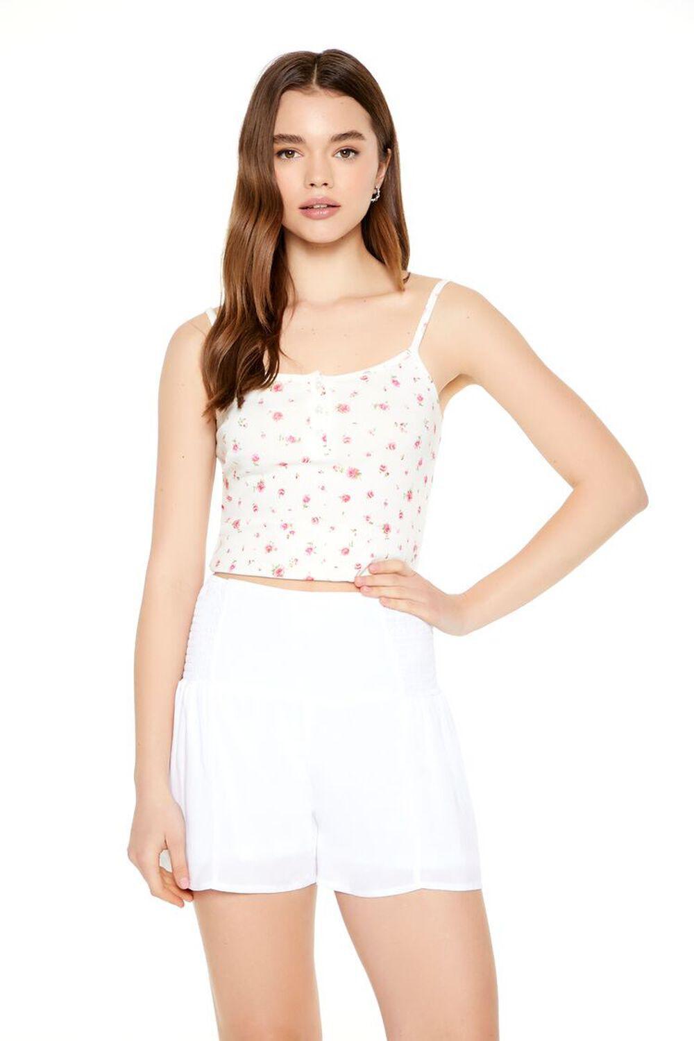 Smocked Pull-On Shorts | Forever 21 Product Image