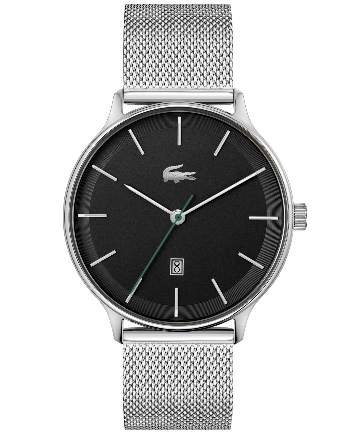 Lacoste Mens Club Stainless Steel Mesh Bracelet Watch 42mm - Staineless Steel Product Image