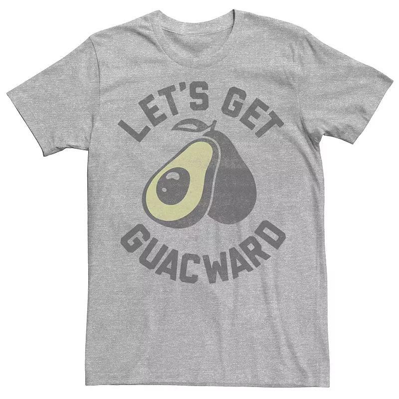 Mens Avocado Lets Be Guacward Tee Athletic Grey Product Image