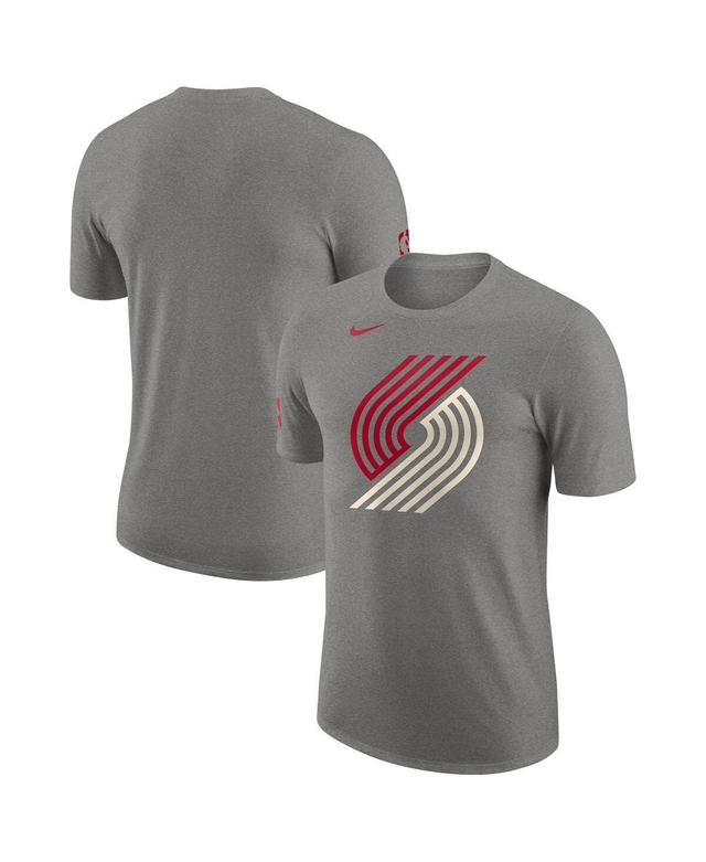 Mens Nike Charcoal Portland Trail Blazers 2023/24 City Edition Essential Warm up T-shirt Product Image