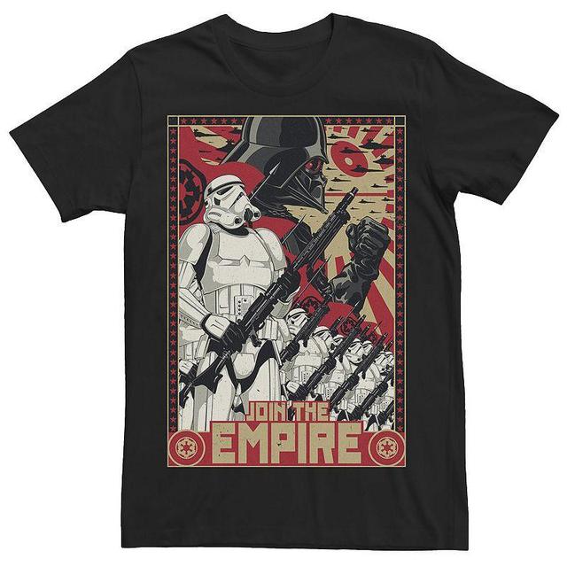 Mens Star Wars Darth Vader Join The Empire Poster Tee Product Image