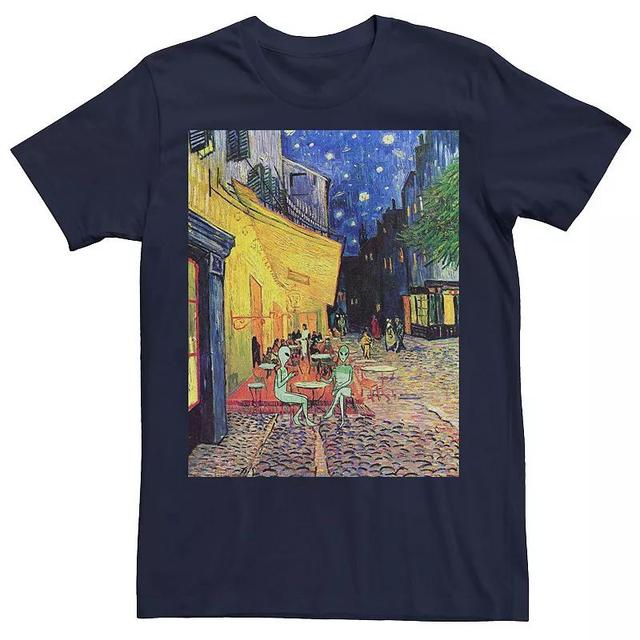 Mens Fifth Sun Alien Paris Memes Tee Blue Product Image