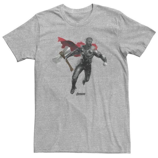 Big & Tall Marvel Avengers Endgame Thor Spray Paint Tee, Mens Product Image