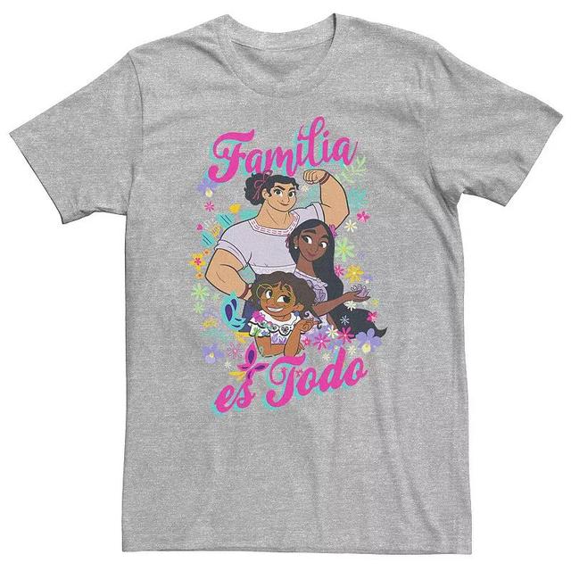 Big & Tall Disney Encanto Familia Madrigal Es Todo Tee, Mens Athletic Grey Product Image