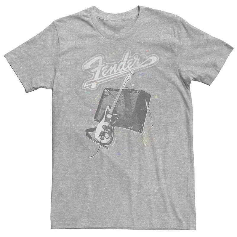 Big & Tall Fender In Space Tee, Mens Athletic Grey Product Image