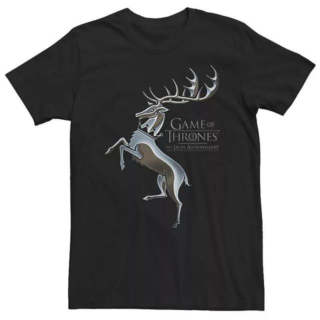 Big & Tall Game Of Thrones Iron Anniversary Buck Logo Tee, Mens Product Image