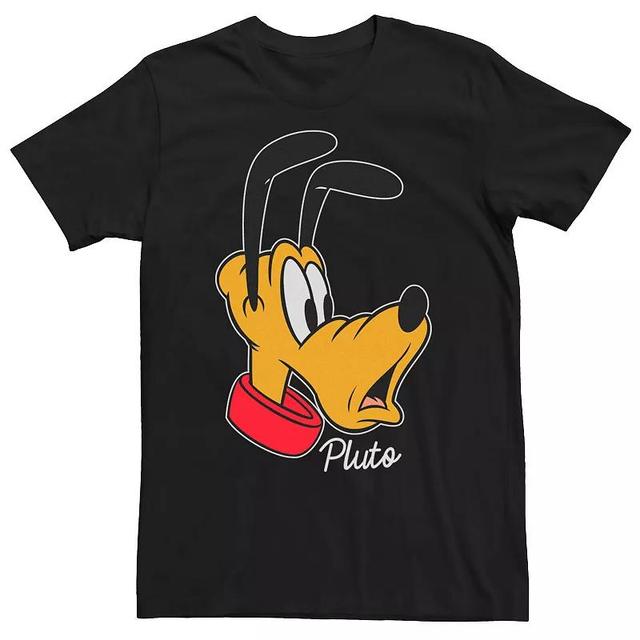 Disneys Pluto Mens Surprised Face Portrait Tee Product Image