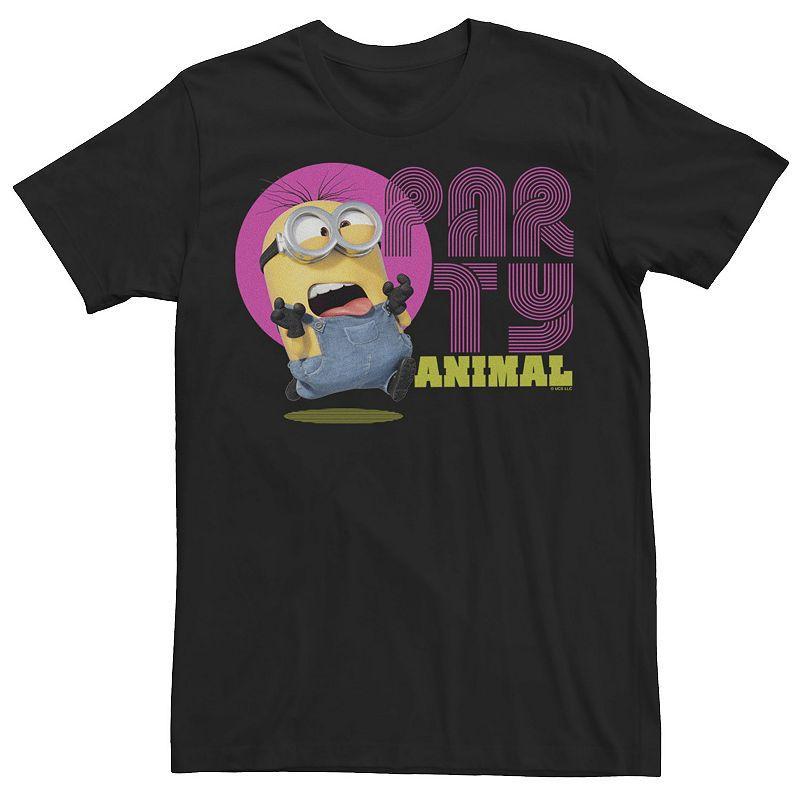 Mens Minions 2 Party Animal Crazy Minion Portrait Tee Product Image