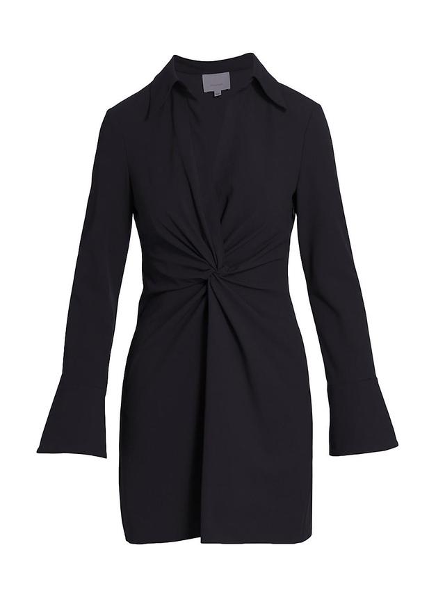 Womens McKenna Knot-Front Shirtdress Product Image