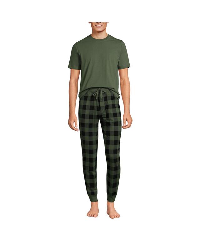 Mens Lands End Jersey Pajama Sleep Set Product Image