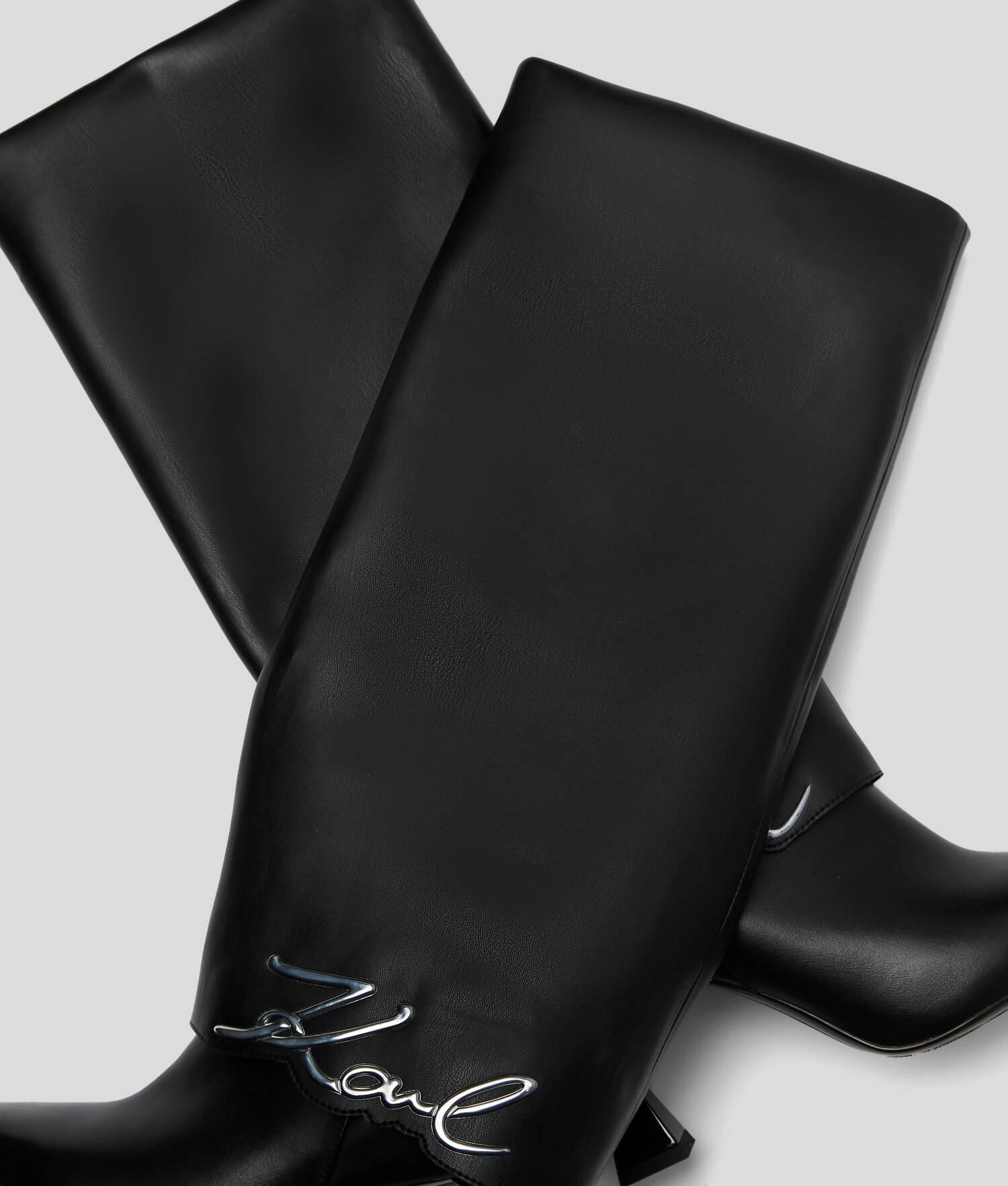 DEBUT FOLD DOWN KNEE-HIGH BOOTS Product Image