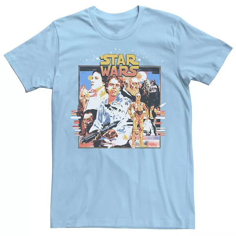 Mens Star Wars A New Hope Characters Collage Tee Product Image