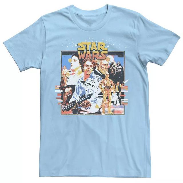 Mens Star Wars A New Hope Characters Collage Tee Product Image