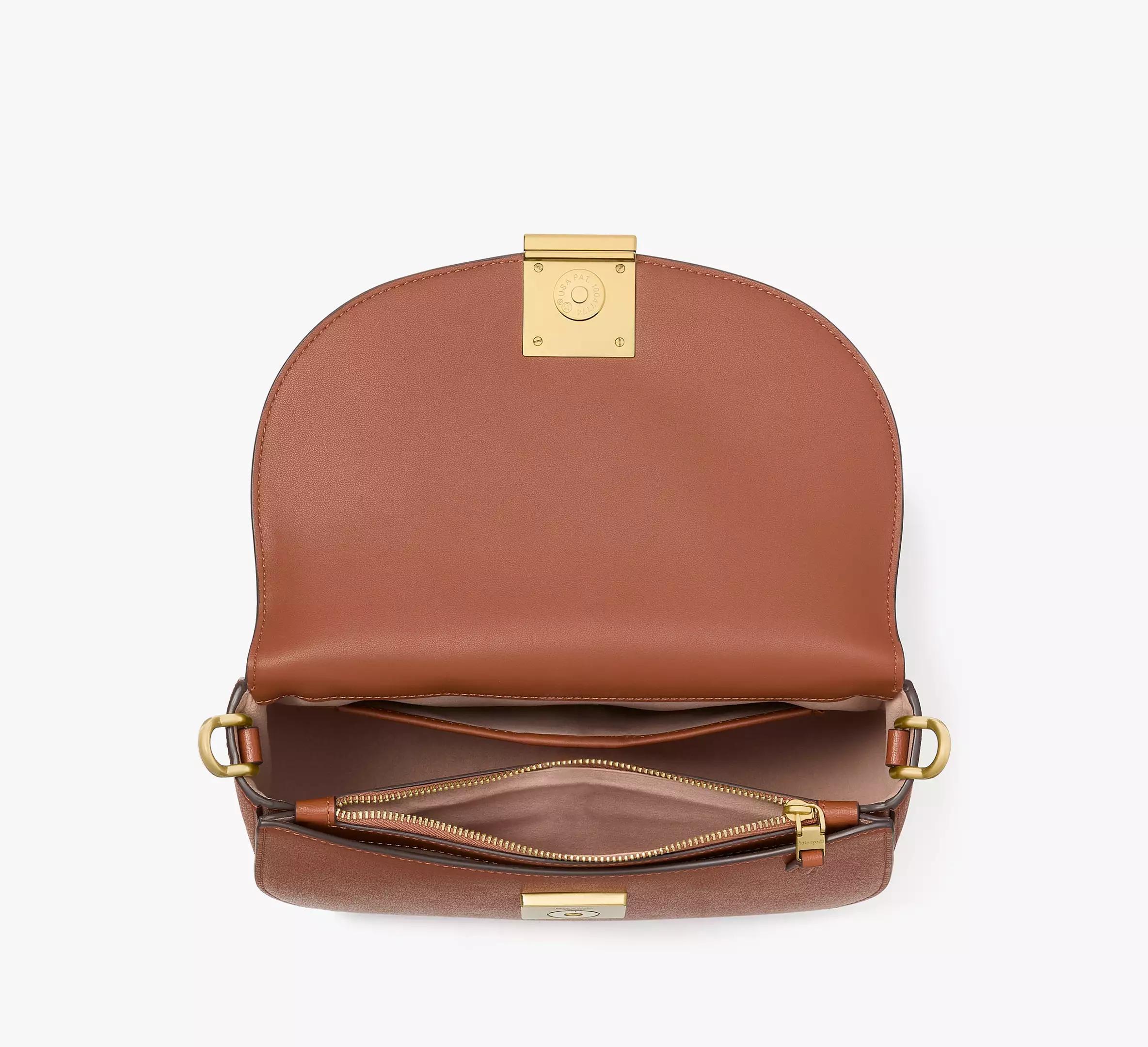 Dakota Colorblocked Medium Saddle Bag Product Image