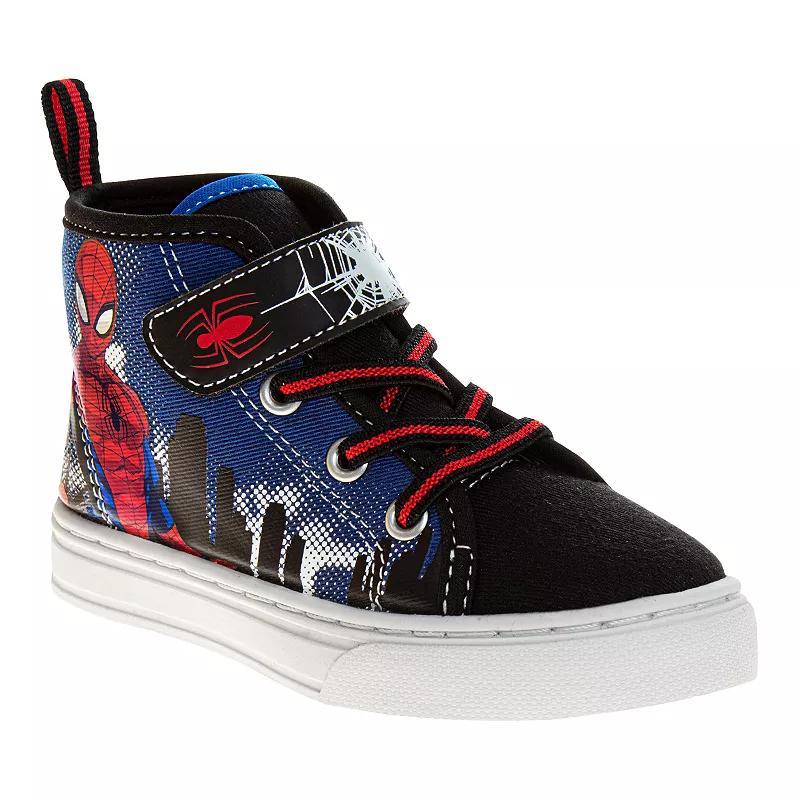 Marvel Spider-Man Kid Boys Hi-Top Canvas Sneakers, Boys Product Image