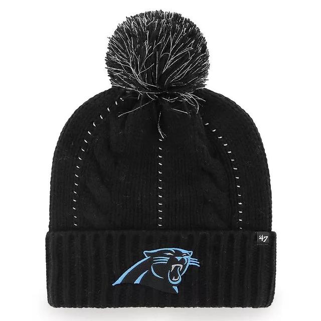 Womens 47 Carolina Panthers Bauble Cuffed Knit Hat with Pom Product Image