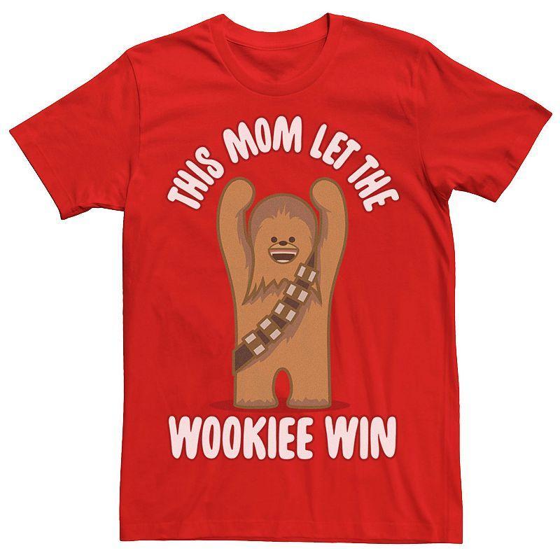 Mens Star Wars This Mom Let The Wookie Win Kawaii Tee Product Image