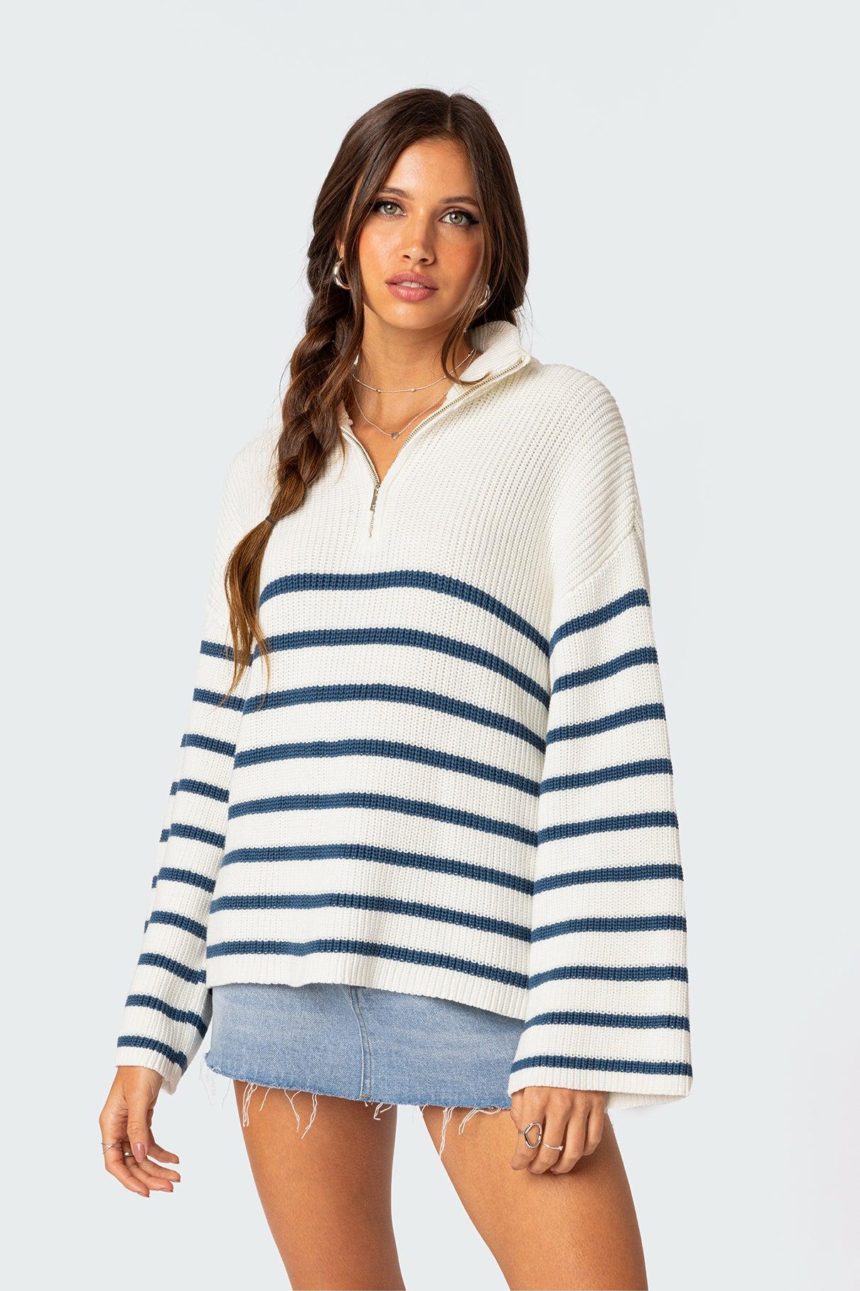 Oversized Quarter Zip Sweater Product Image