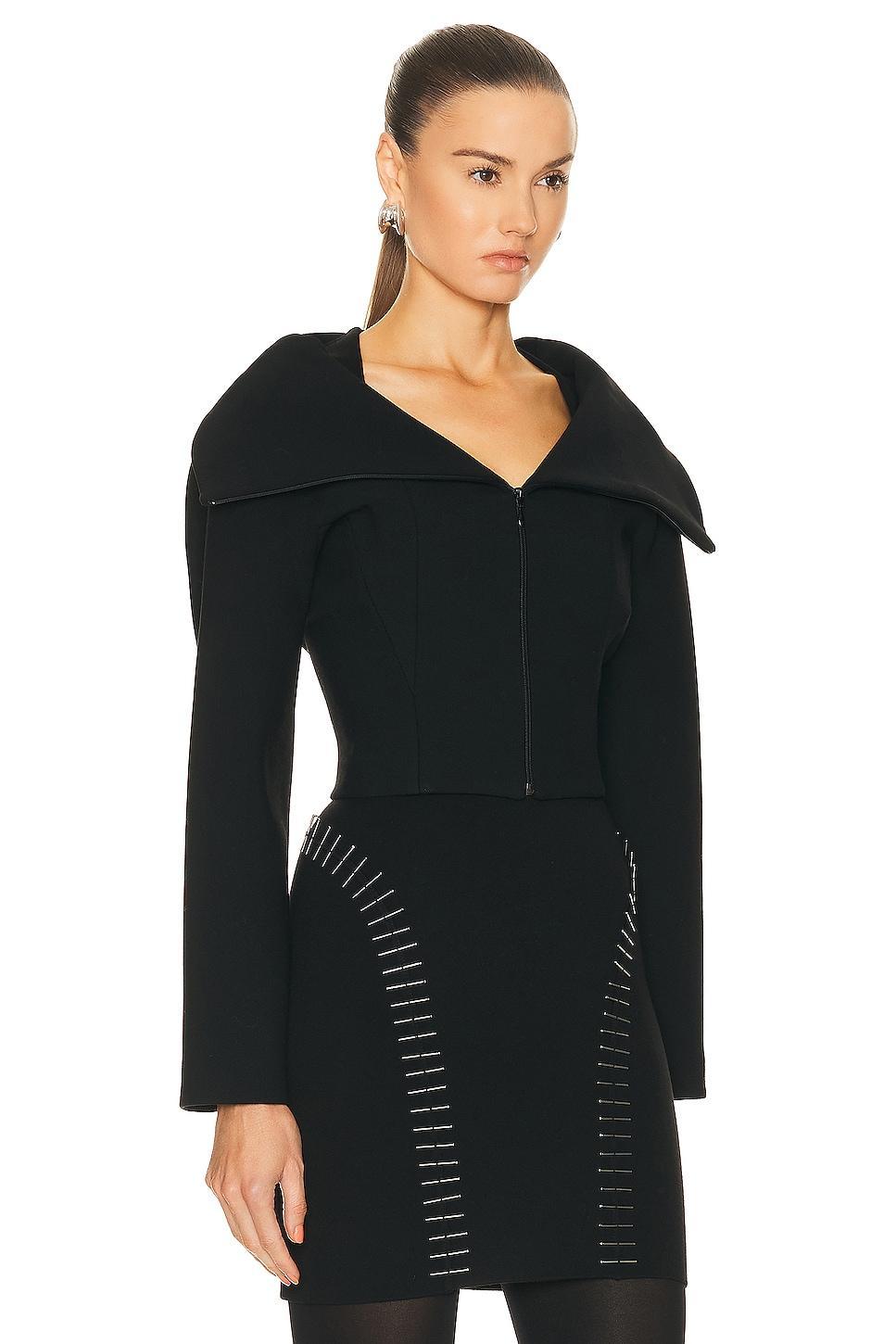 ALAÏA Zipped Jacket Black. (also in 38). Product Image