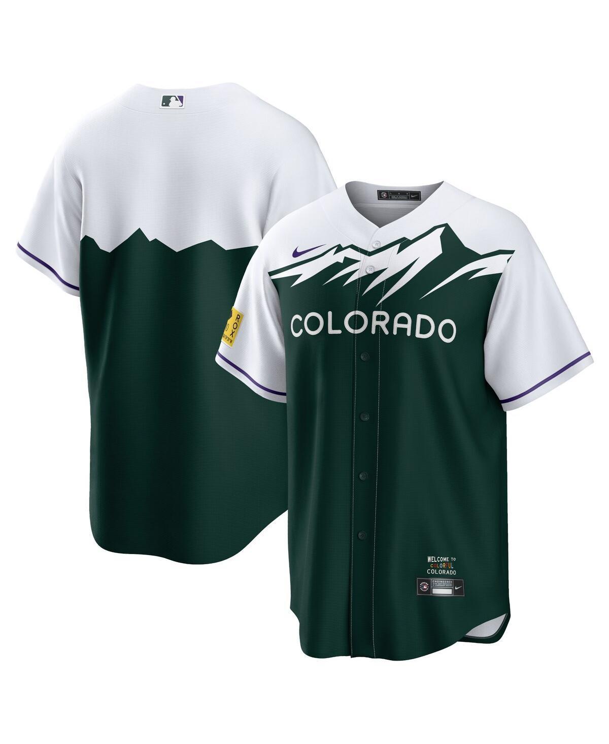 Mens Nike Green Colorado Rockies City Connect Replica Team Jersey - Green Product Image