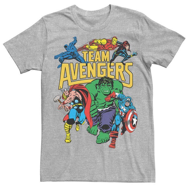 Mens Avengers Tee Athletic Grey Product Image