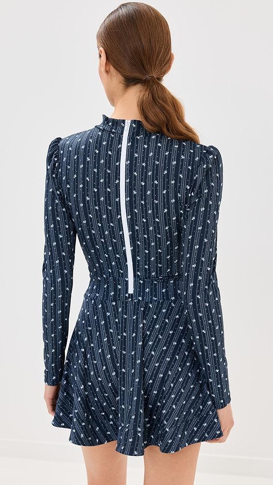 Byrdie Golf Social Wear Long Sleeve Montauk Mini Dress | Shopbop Product Image