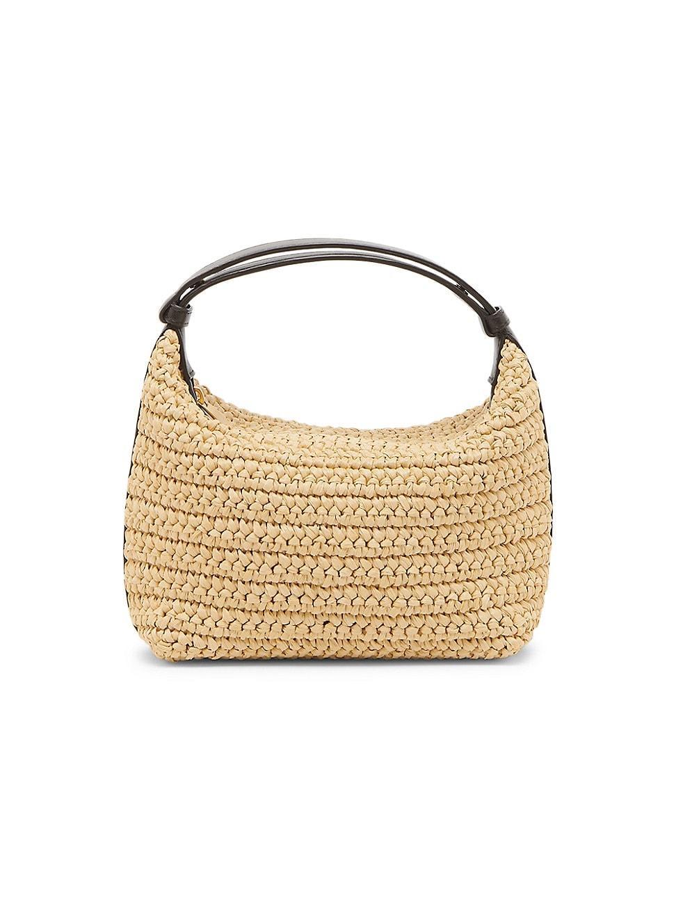 Womens Mini Wallace Raffia Shoulder Bag Product Image