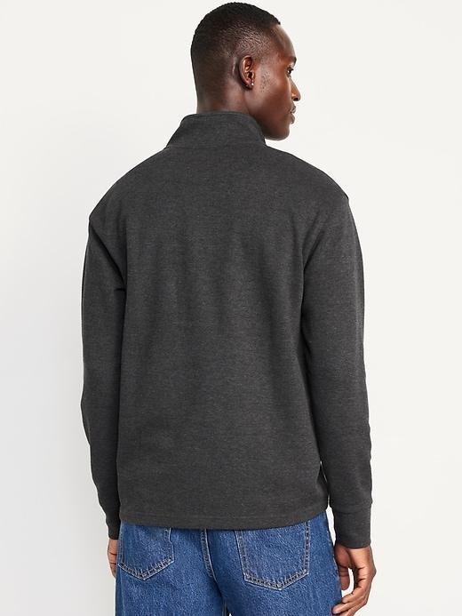 French Rib Quarter-Zip Sweater Product Image