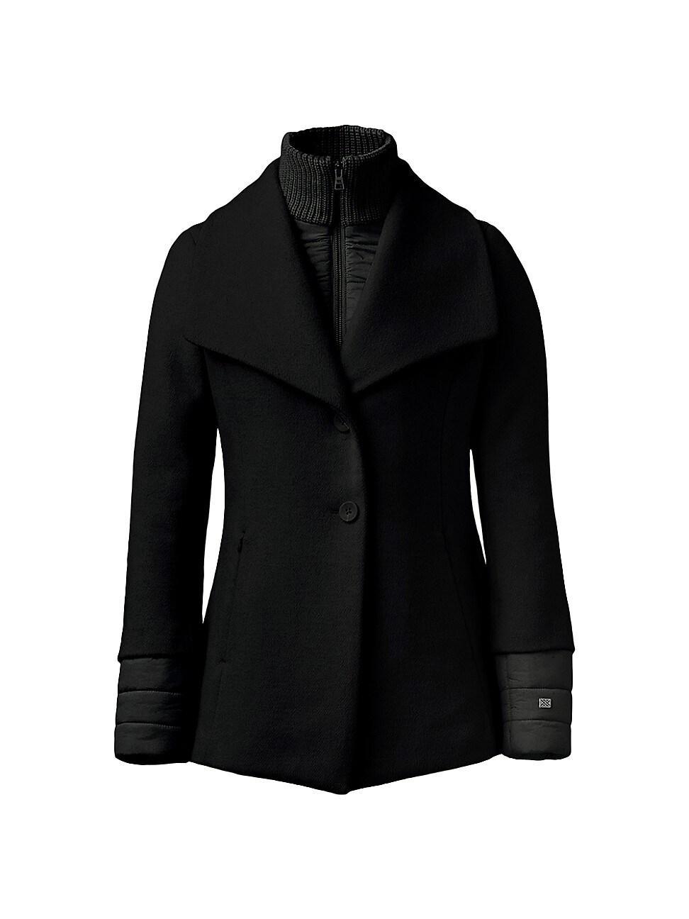 Womens Frieda Layered Wool Coat Product Image