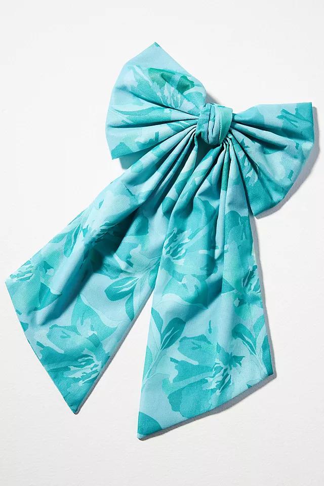 XL Vibrant Floral Hair Bow Product Image