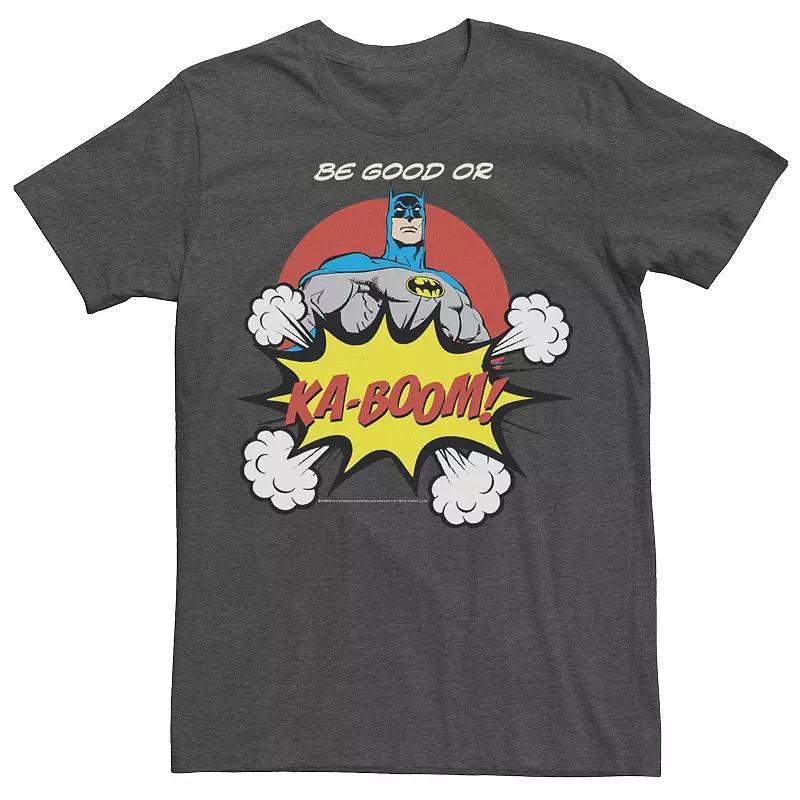 Mens DC Comics Batman Ka-Boom Pop Art Text Poster Tee Product Image