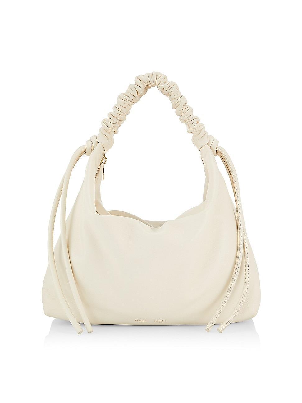 Medium Ruched Zip Shoulder Bag Product Image