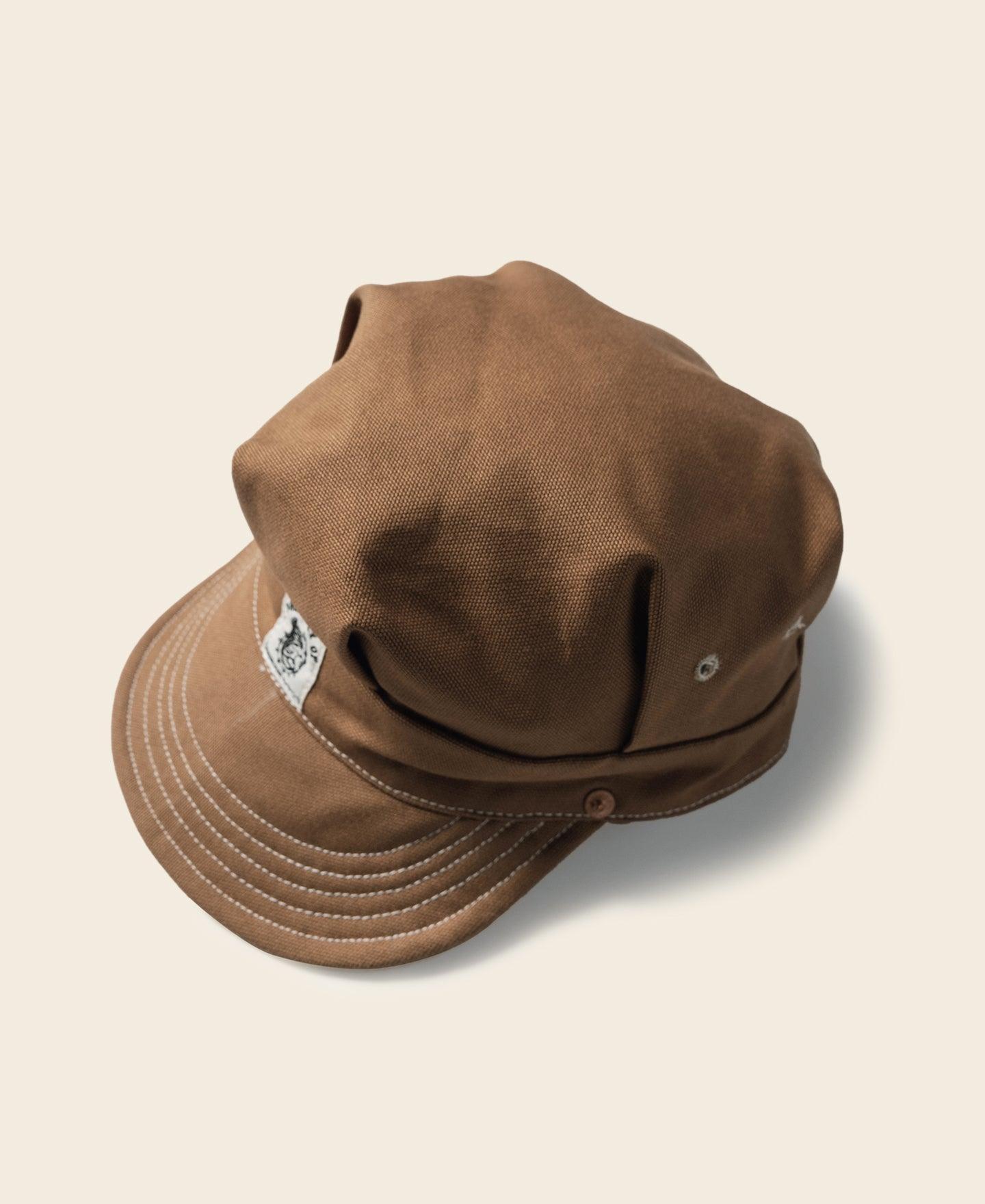 Duck Canvas Railroad Engineer Cap Product Image