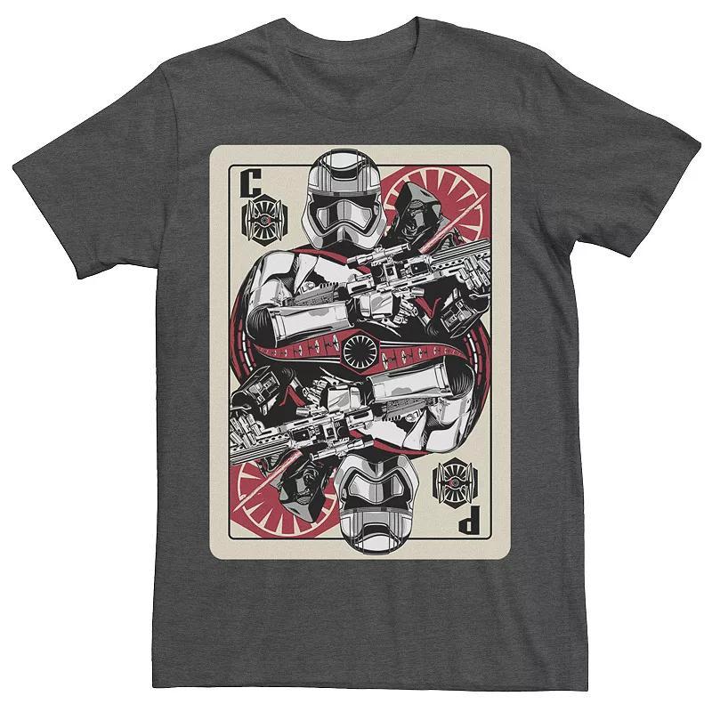 Mens Star Wars Plasma Card Graphic Tee Grey Product Image