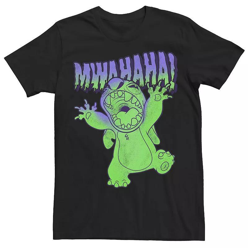 Mens Disney Lilo & Stitch Halloween Stitch Mwahaha Portrait Tee Product Image