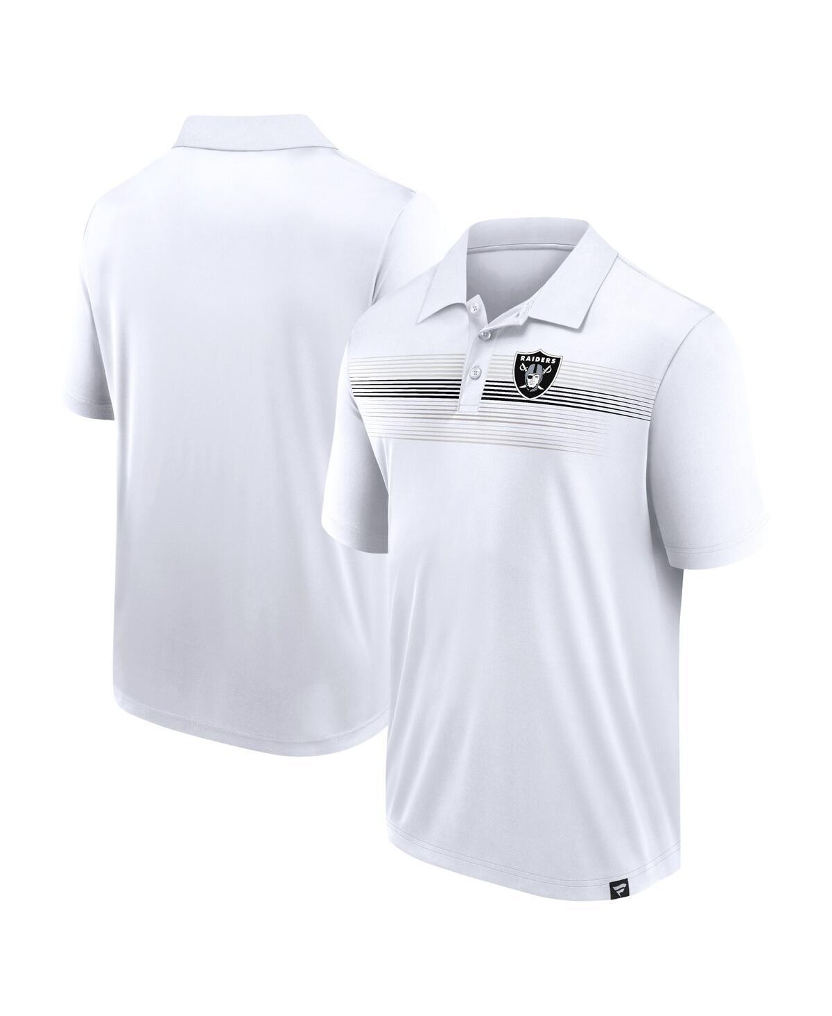 Mens Fanatics White Las Vegas Raiders Big & Tall Sublimated Polo Product Image