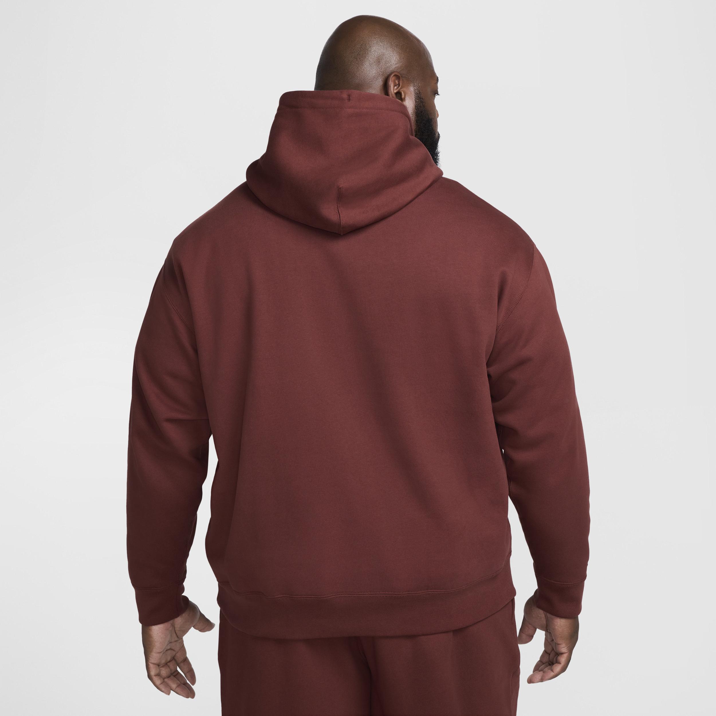 Nike Men's Solo Swoosh Fleece Pullover Hoodie Product Image