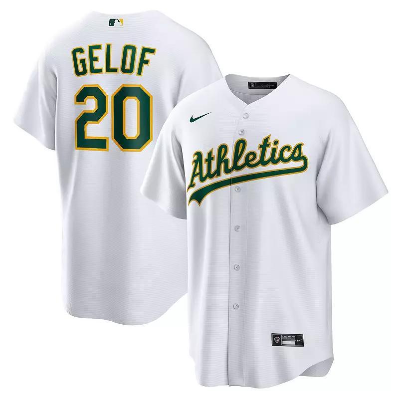 Mens Nike Zack Gelof Oakland Athletics Home Replica Jersey Product Image