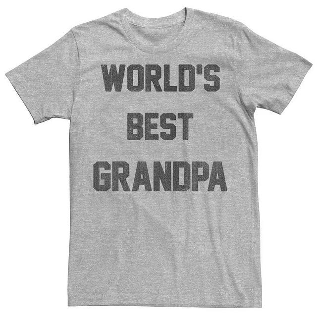 Mens Fifth Sun Worlds Best Grandpa Tee Athletic Grey Product Image