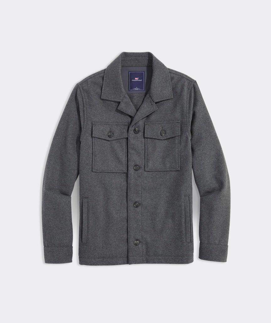 Wool Blend Shirt Jacket Product Image