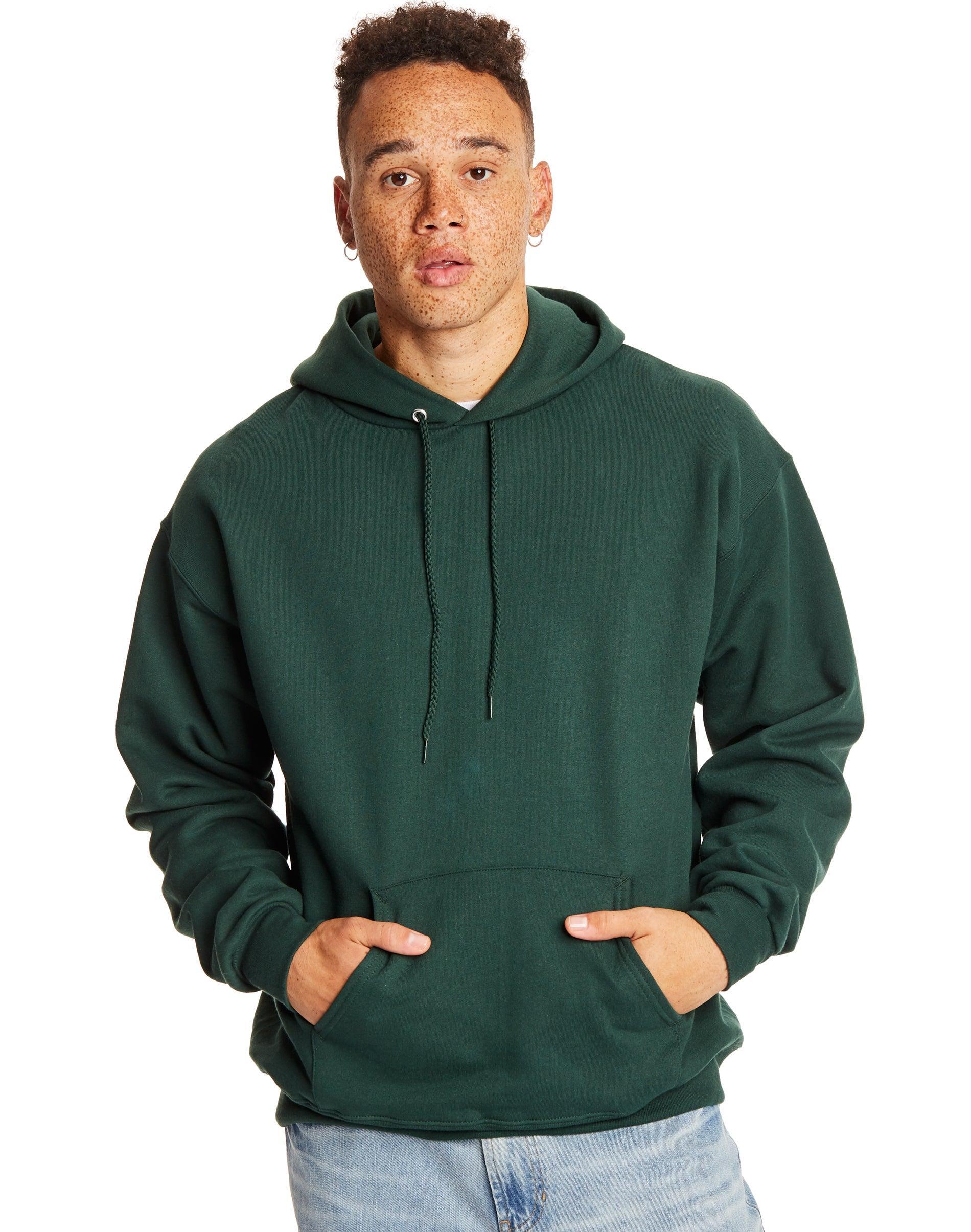 Hanes Ultimate Mens Heavyweight Fleece Hoodie Deep Royal 3XL Product Image