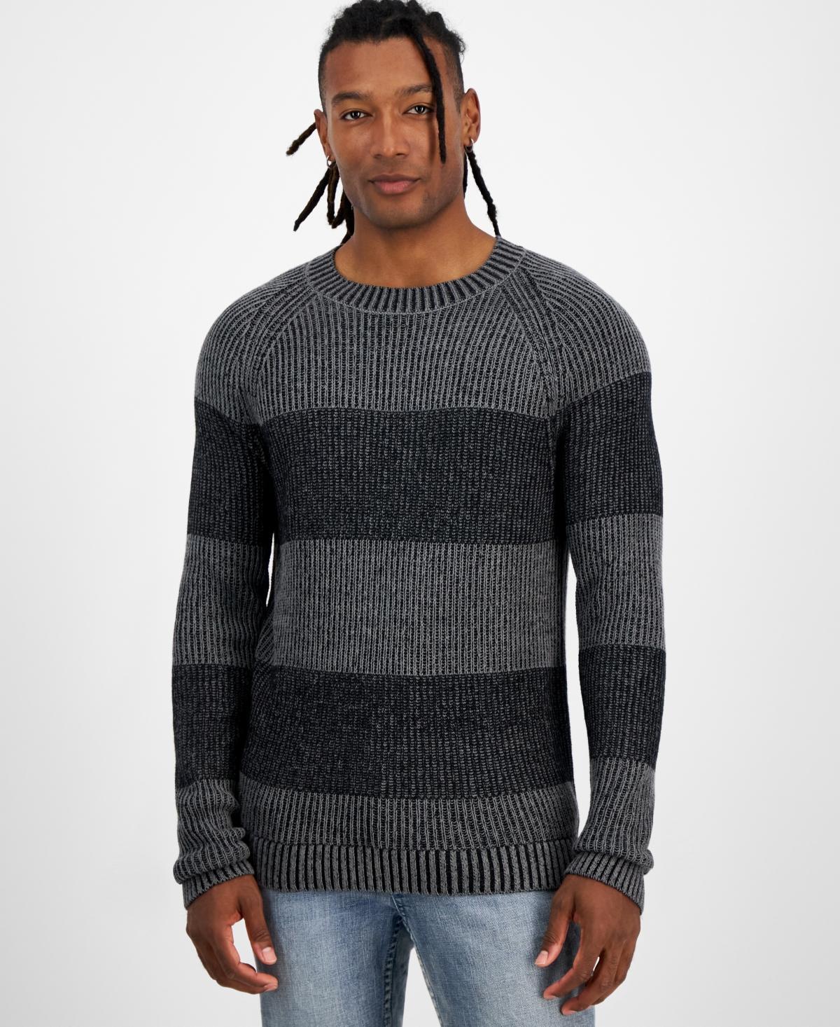 I.n.c. International Concepts Mens Plaited Crewneck Sweater, Created for Macys Product Image