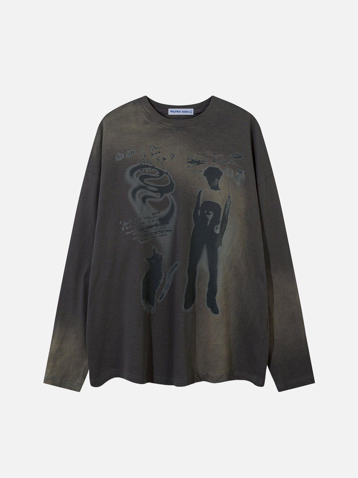 Aelfric Eden Blurring Shadow Washed Long Sleeve Tee Product Image