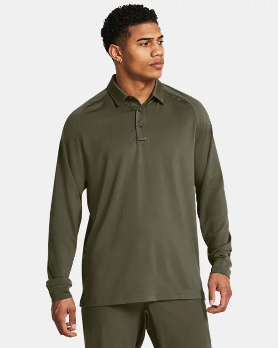 Men's UA Tactical Elite Long Sleeve Polo Product Image