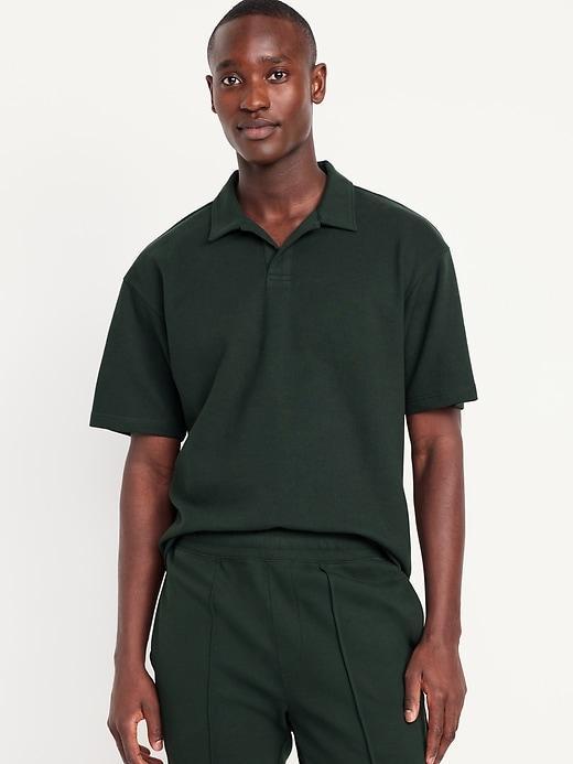 Loose Fit Heavyweight Twill Polo Product Image