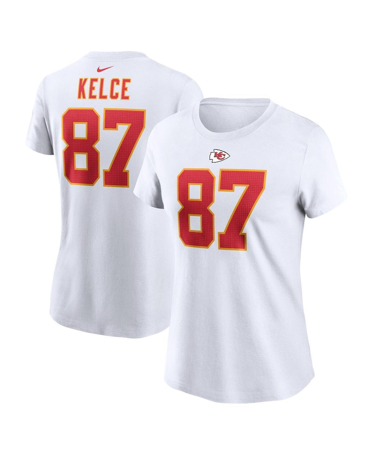 Womens Nike Travis Kelce Kansas City Chiefs Player Name & Number T-Shirt Product Image