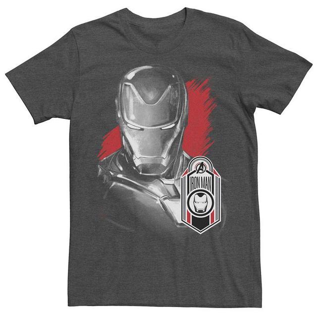 Mens Marvel Avengers Endgame Iron Man Tag Tee Grey Heather Product Image