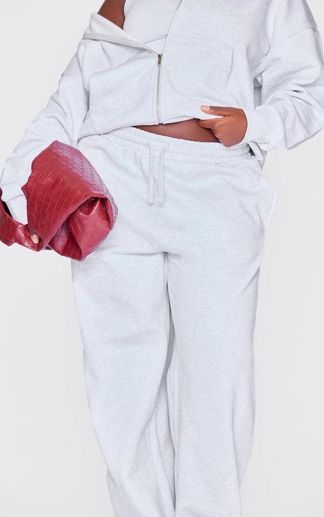 Plus Grey Premium Wide Leg Sweat Sweatpants Product Image